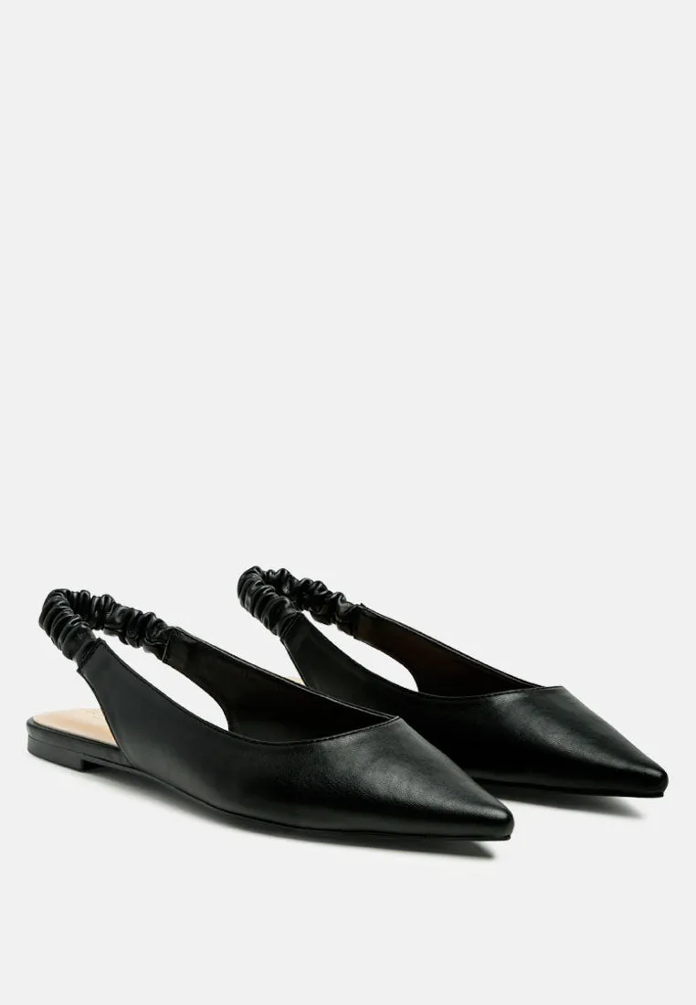 Sling Back Pointed Flats