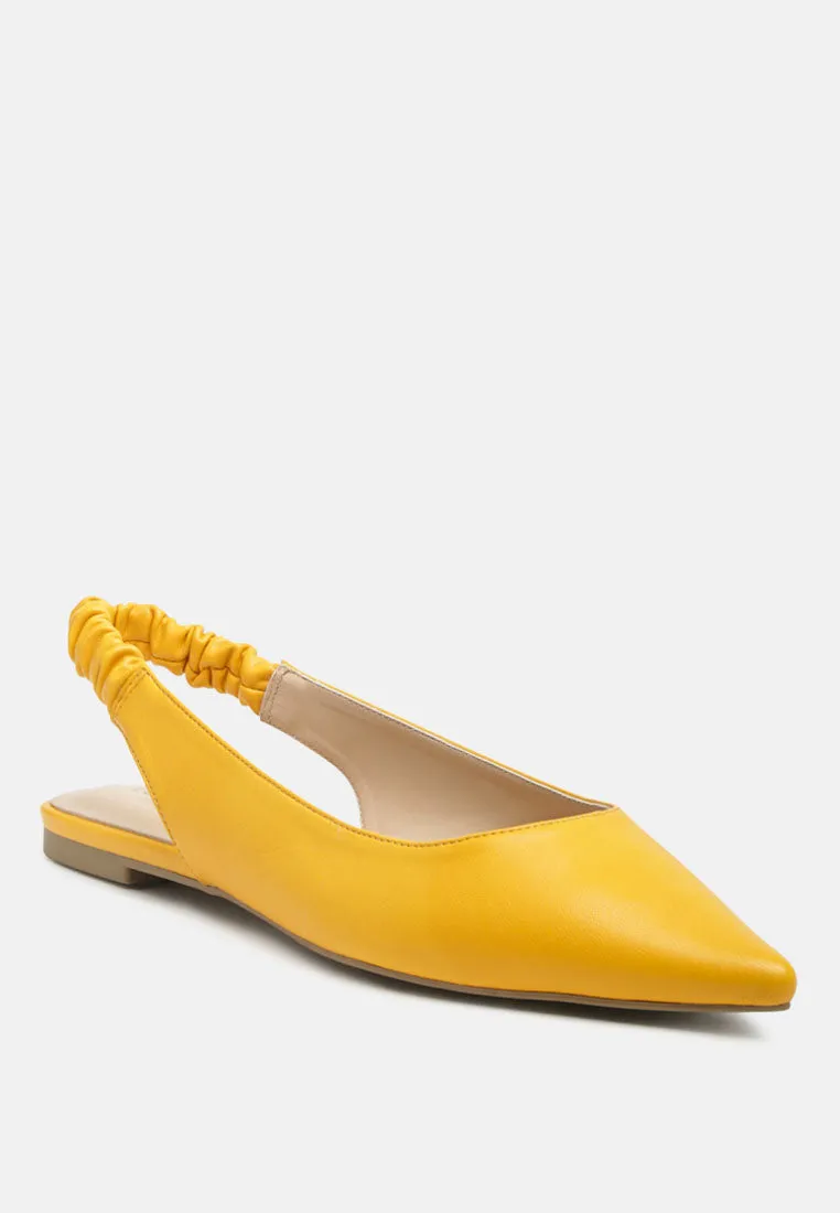 Sling Back Pointed Flats