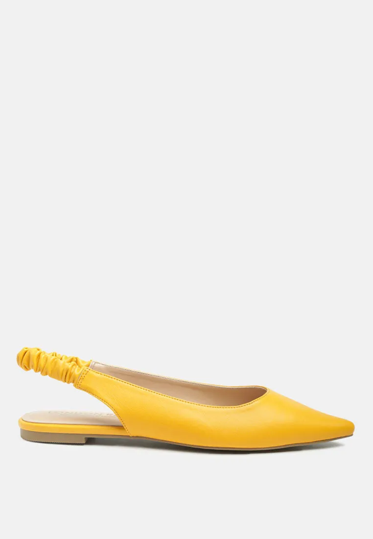 Sling Back Pointed Flats