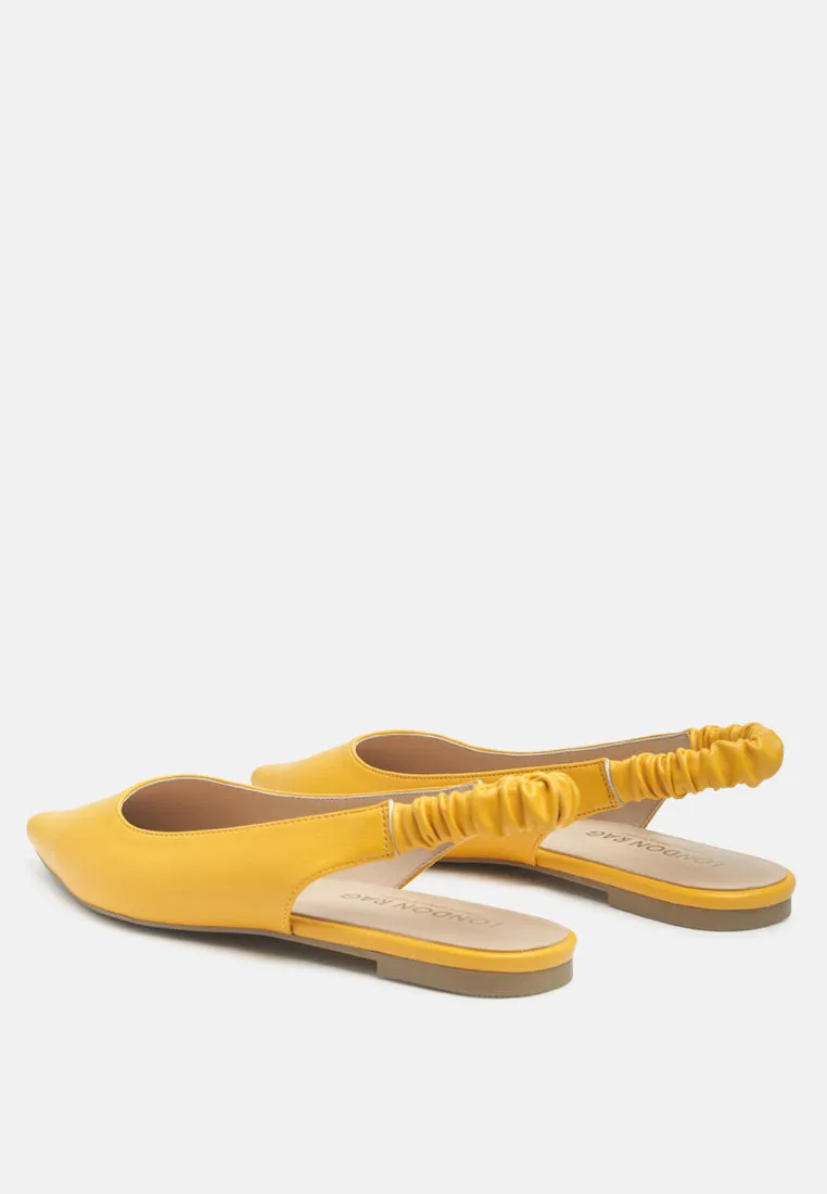 Sling Back Pointed Flats