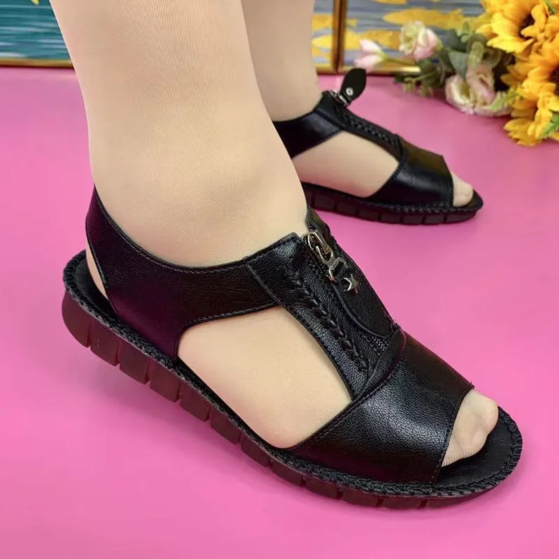 Solid Color Soft Sole Summer Sandals