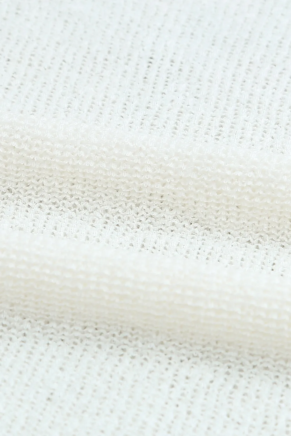 Solid Drop Shoulder Pullover Sweater
