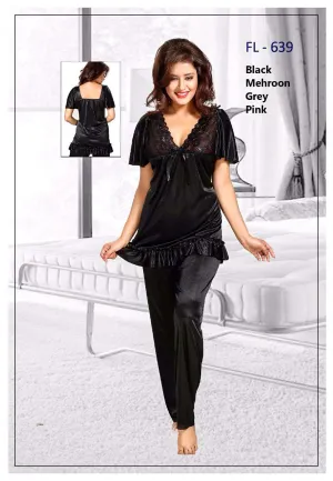 Stylish FL-639 - Flourish Exclusive Bridal Nighty Set Collection