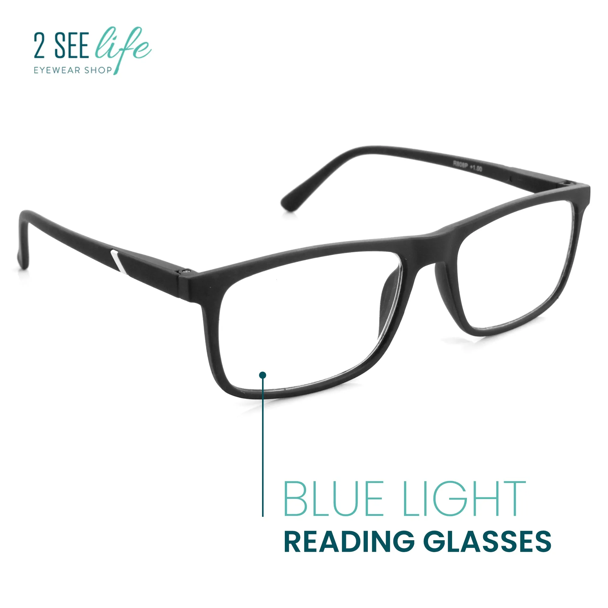 Stylish Frame Reading Glasses for Men | R-808