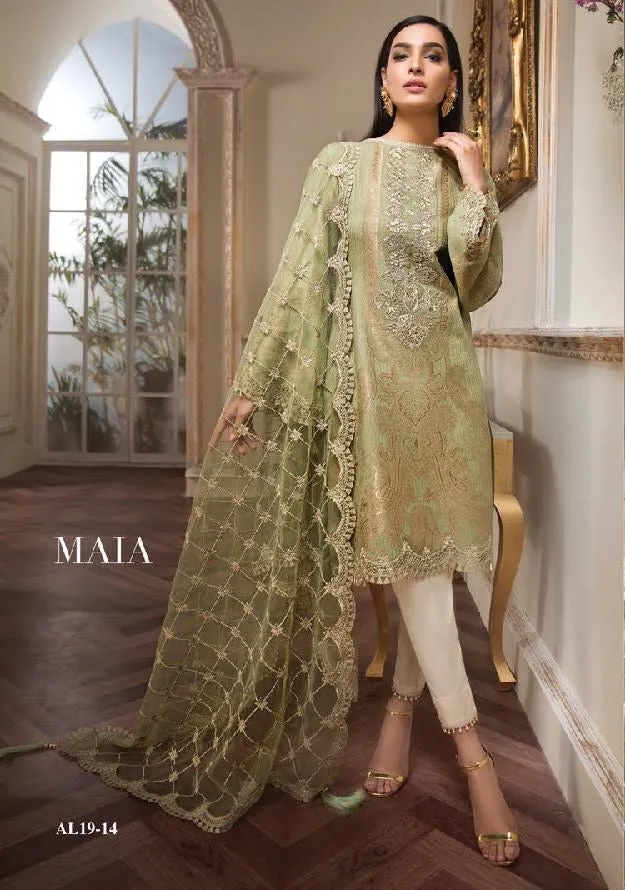 Stylish Mint Green Dress By Anaya Model# L 1775