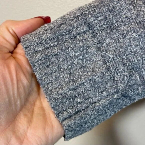 Super Soft Barefoot Dreams Cozy Chic Lite Circle Dark Gray Cardigan Women’s Medi