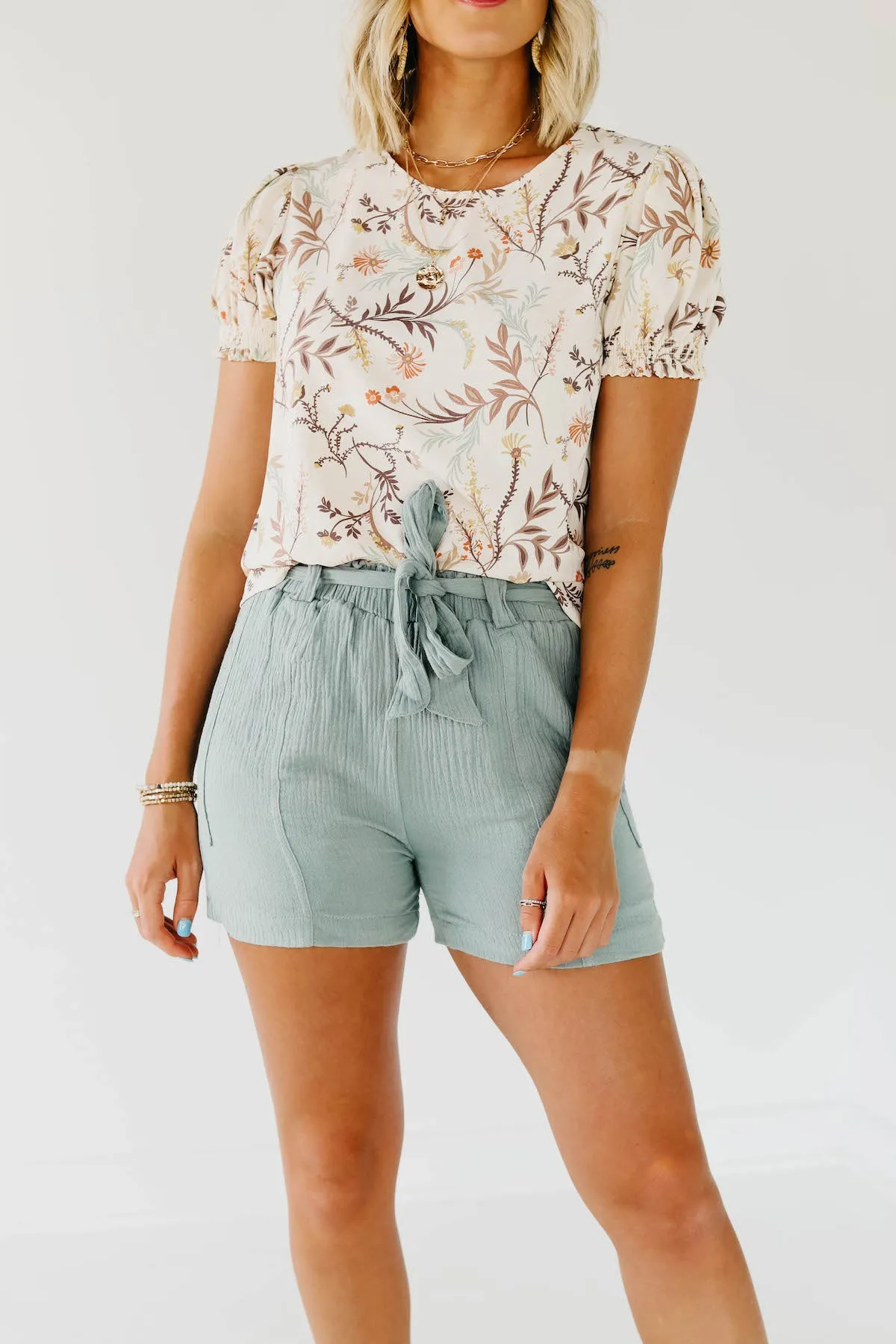 The Priscilla Paperbag Waist Shorts