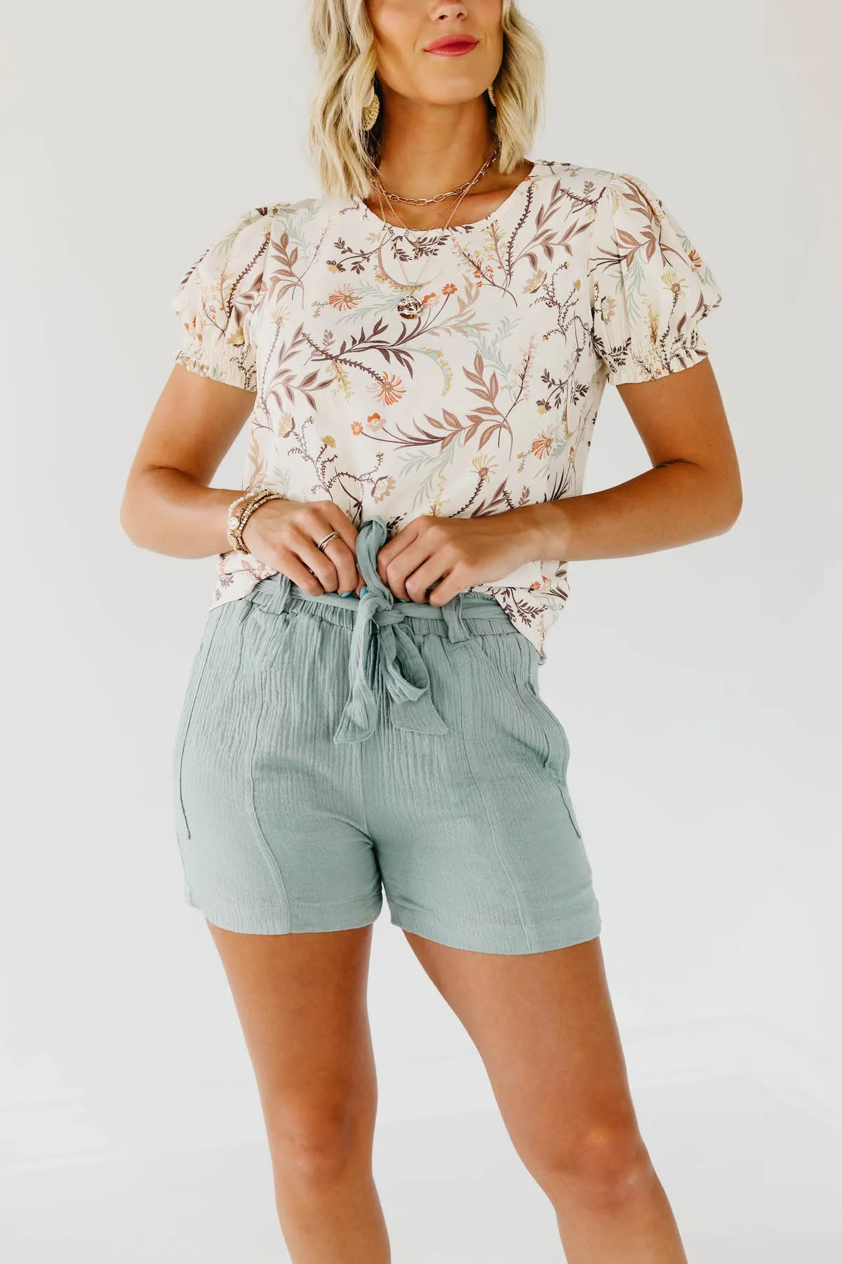 The Priscilla Paperbag Waist Shorts