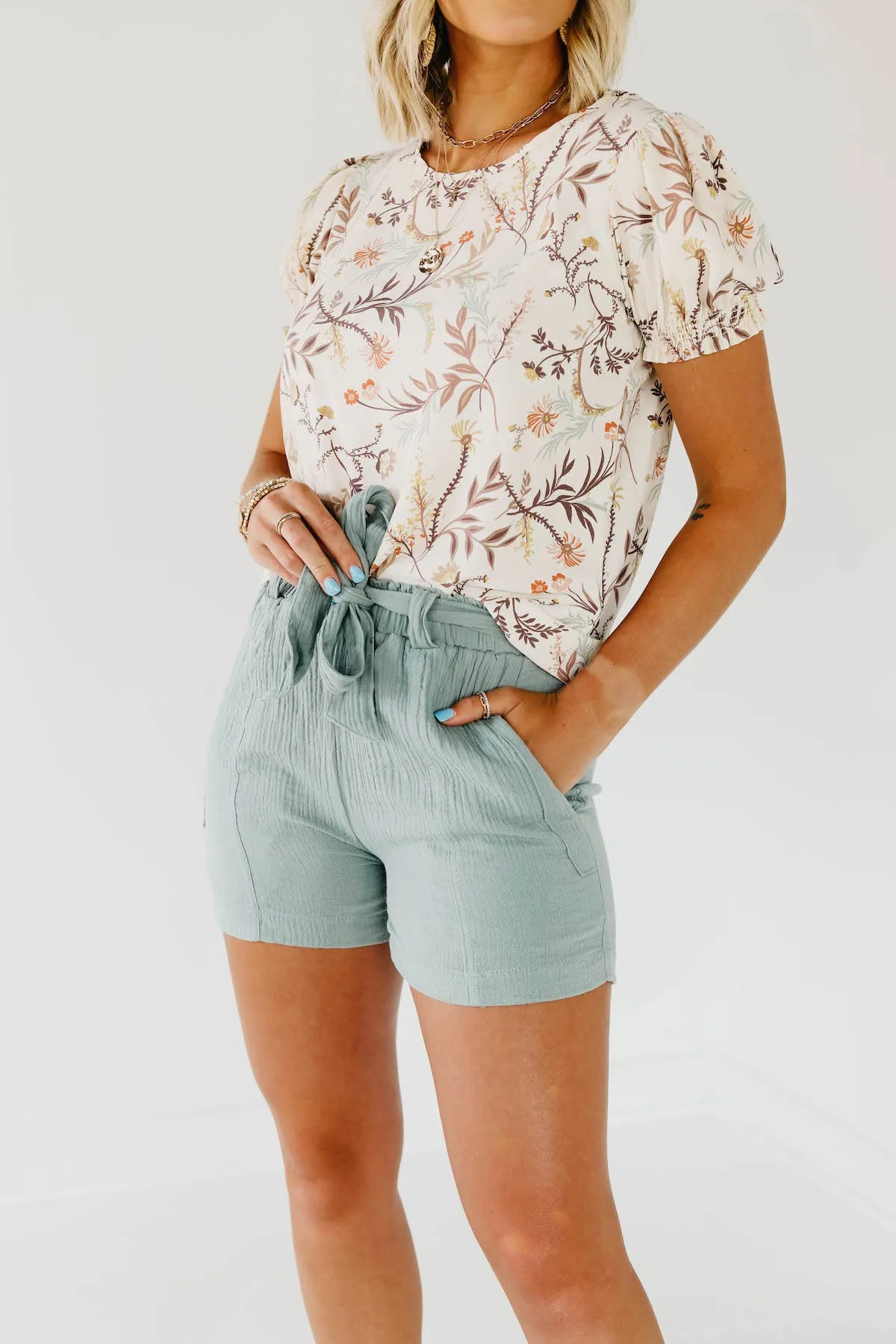 The Priscilla Paperbag Waist Shorts