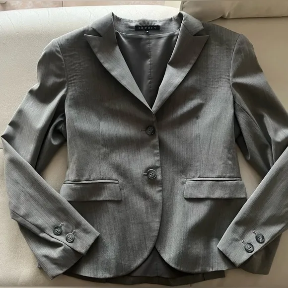 Theory Wool Grey Blazer