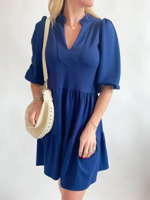 Tory Ponte Knit Mini Dress