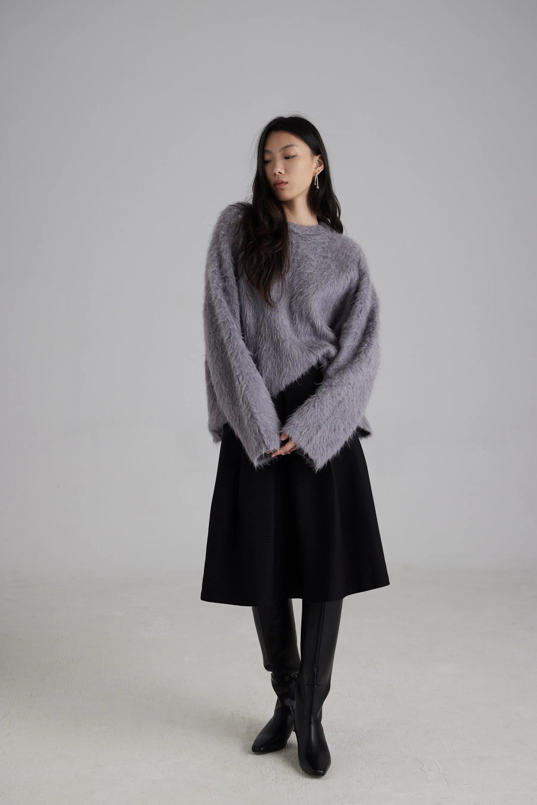 TR2420 Nicole Check Skirt
