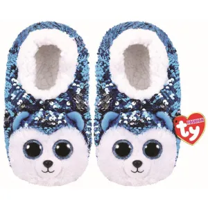 Ty Beanie Boos Slipper Socks - Slush The Husky