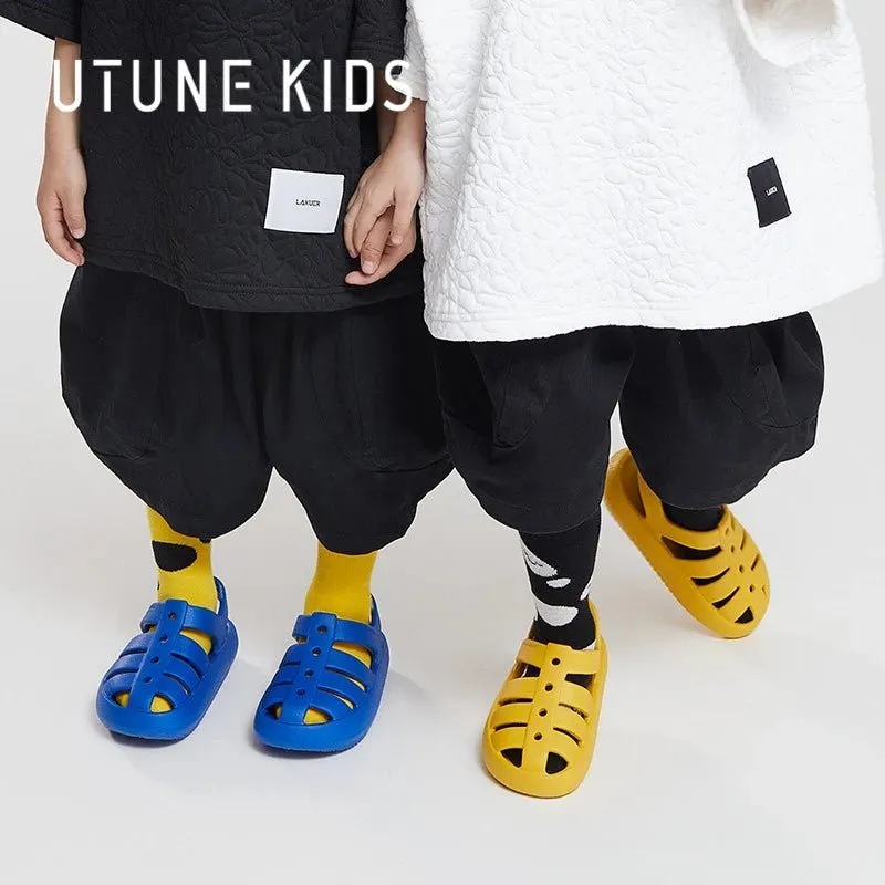 UTUNE Roman Kids Sandals - Lemon Yellow