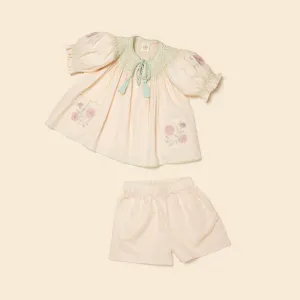 Verna Short Set, Milk