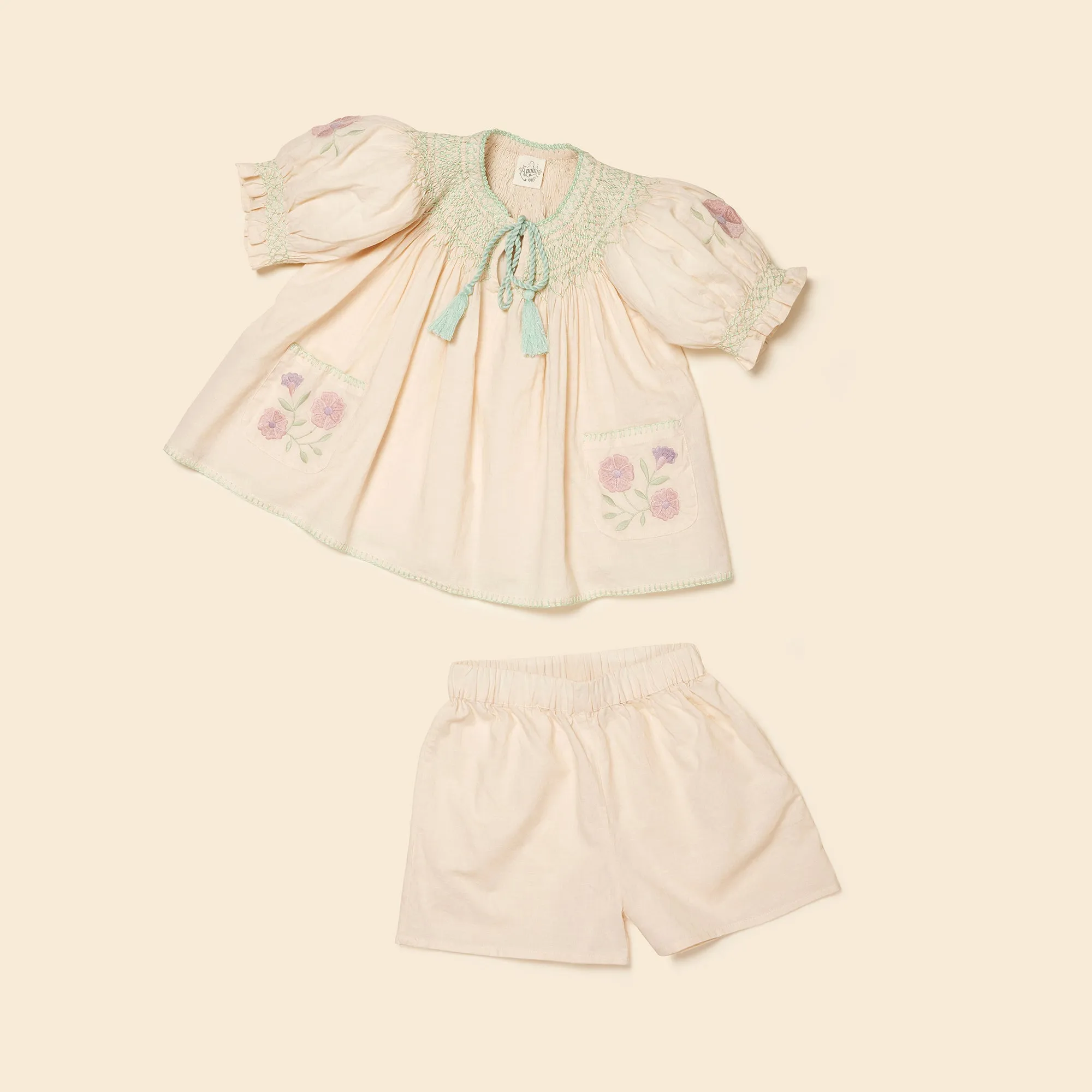 Verna Short Set, Milk