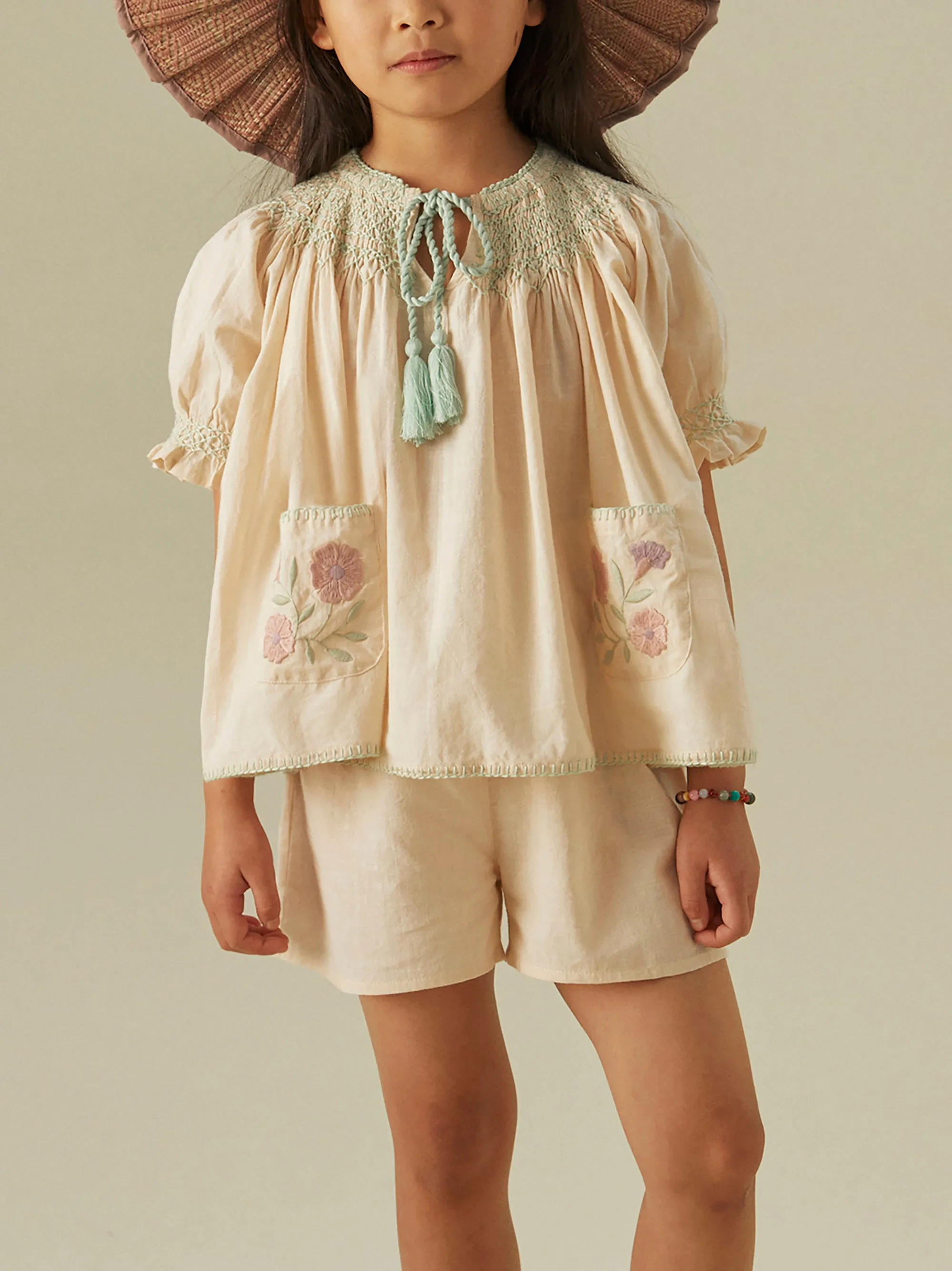 Verna Short Set, Milk