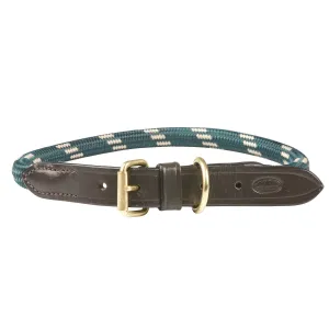 Weatherbeeta Rope Leather Dog Collar