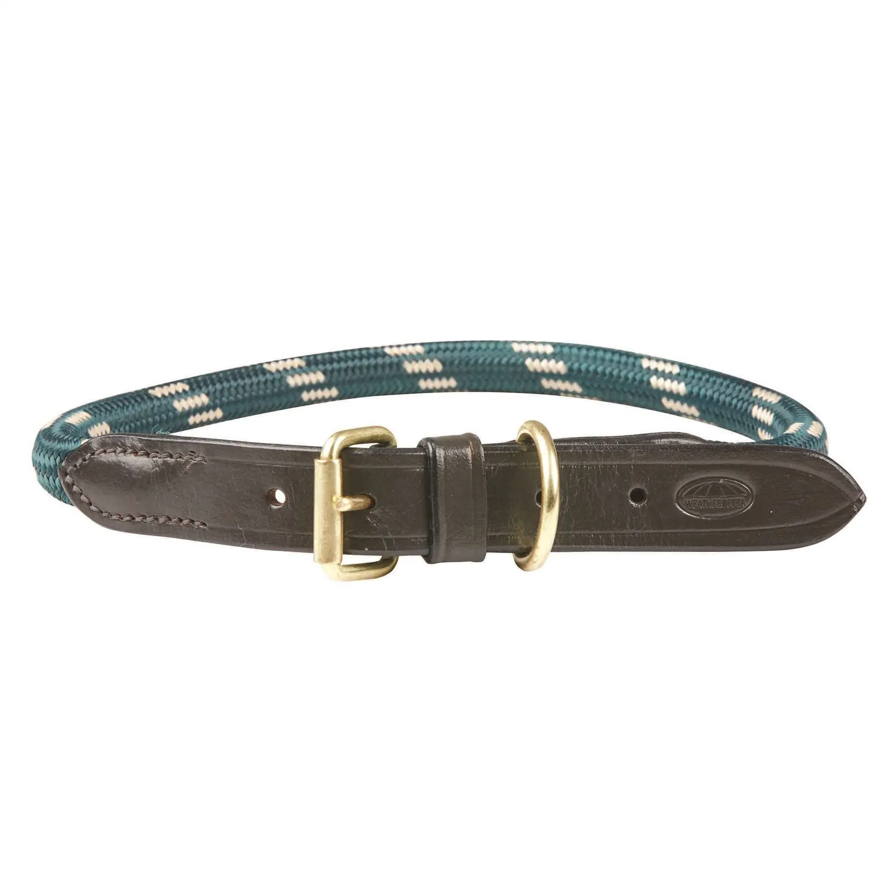 Weatherbeeta Rope Leather Dog Collar