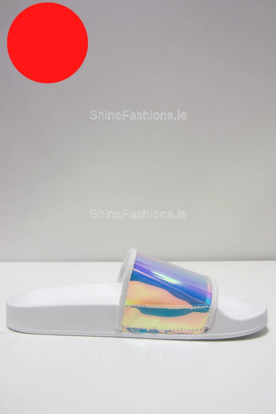 White Reflective Slider