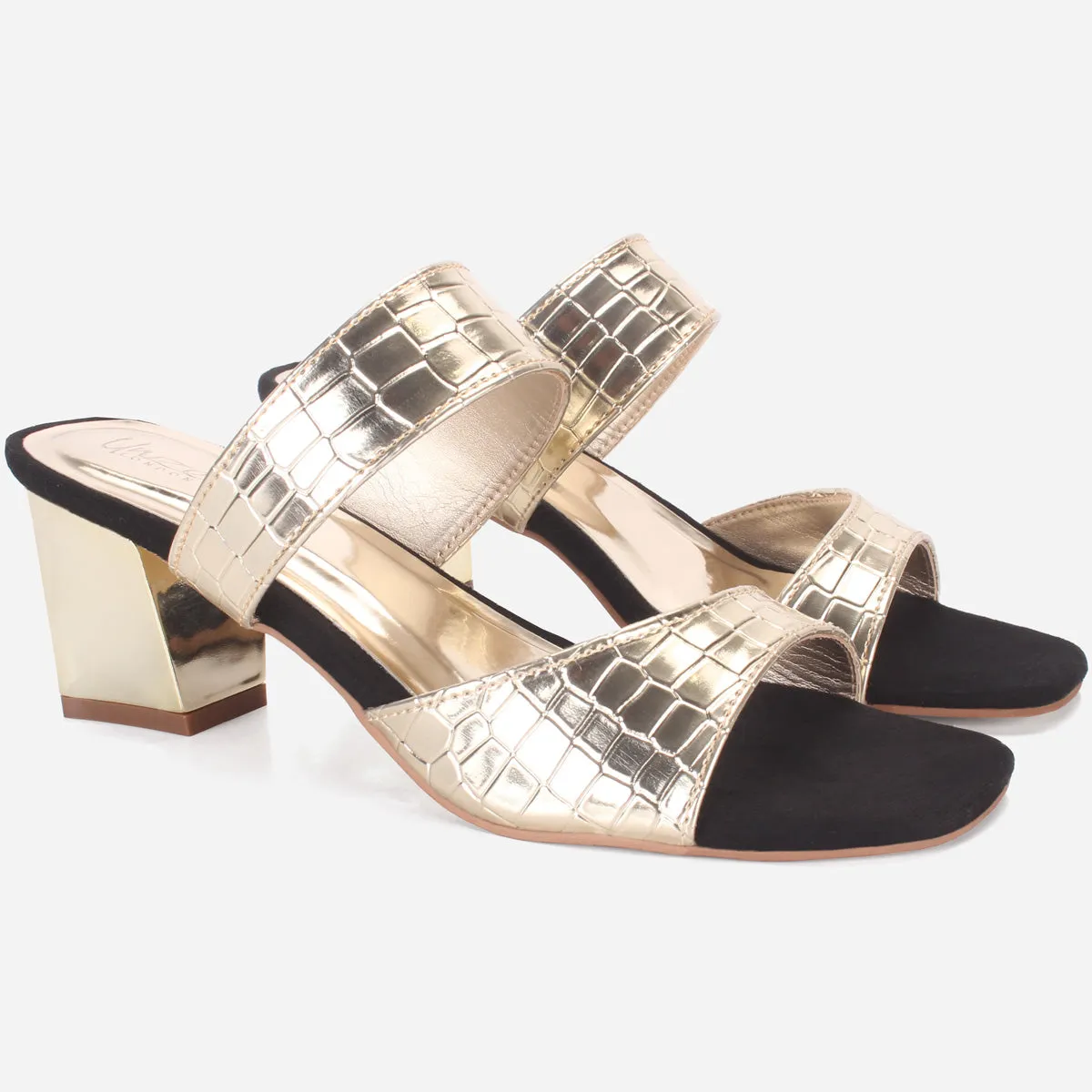Women "ROWAN" Fancy Block Heel Sandals