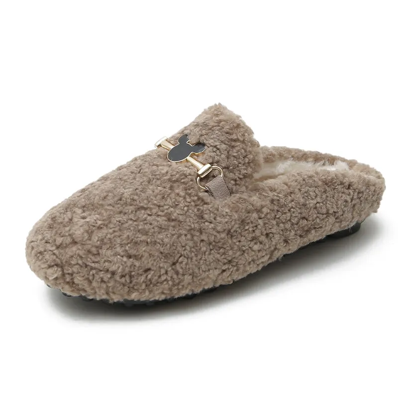 Women Stylish Casual Comfort Winter Fur Slippers