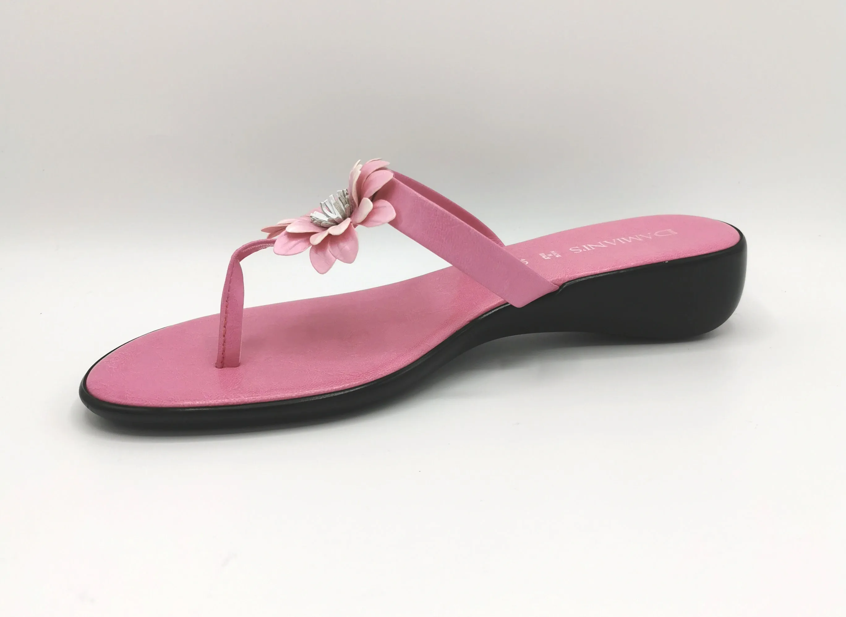 WOMENS SIZE 10 - DAMIAN'S, Pink Flower Sandals (Made in Italy) NWOB B9