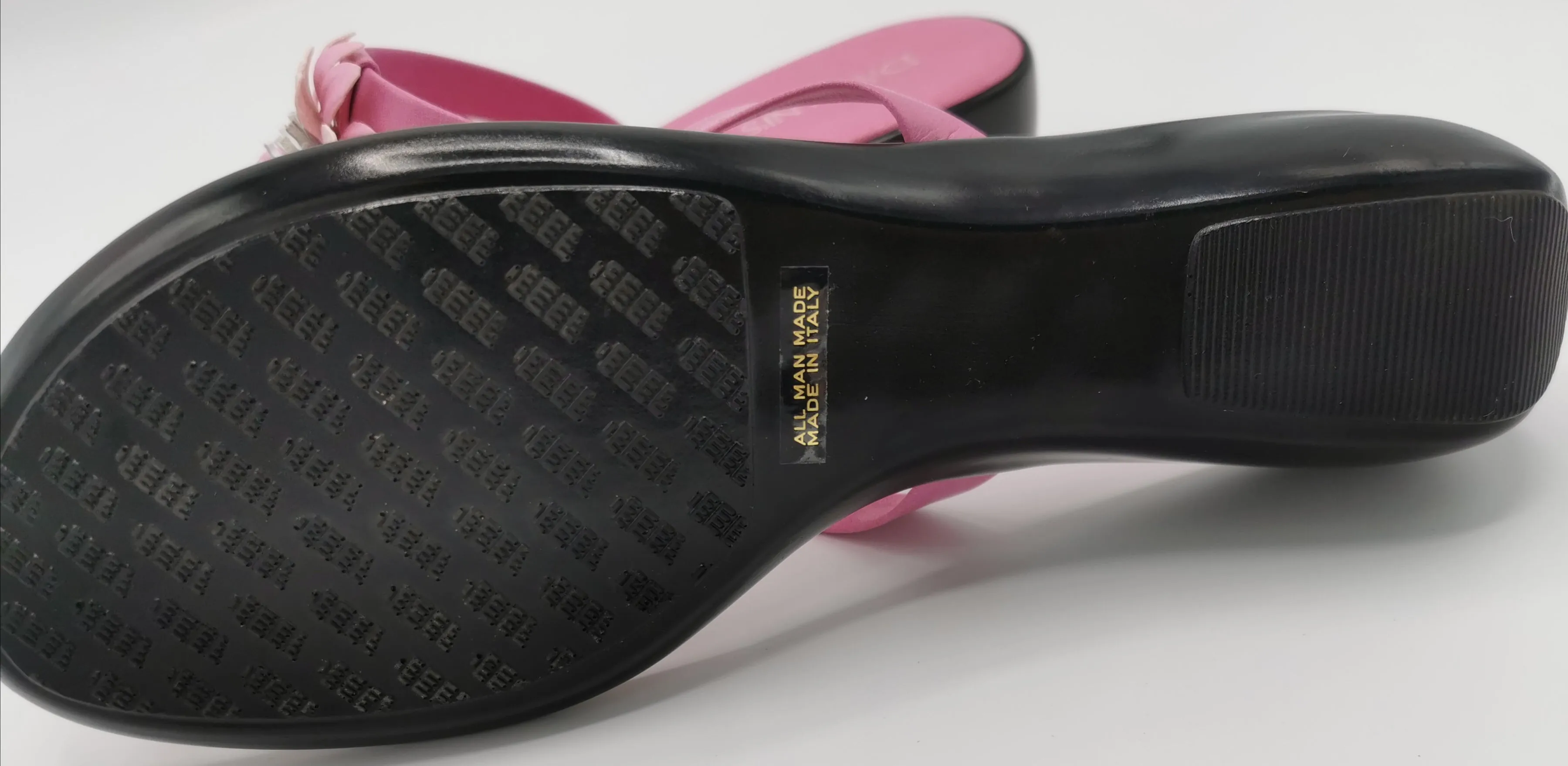 WOMENS SIZE 10 - DAMIAN'S, Pink Flower Sandals (Made in Italy) NWOB B9