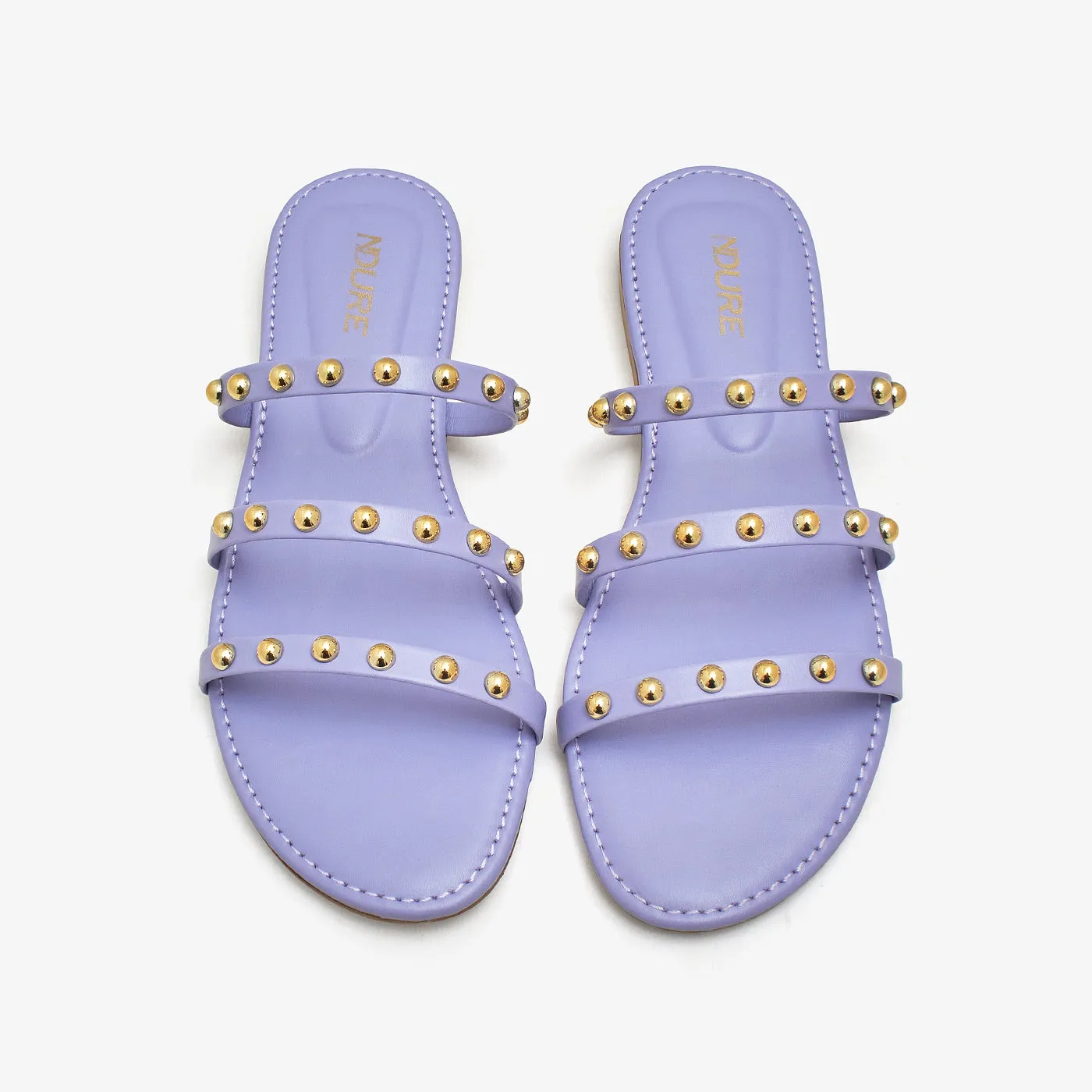 Women's Triple Strap Flats