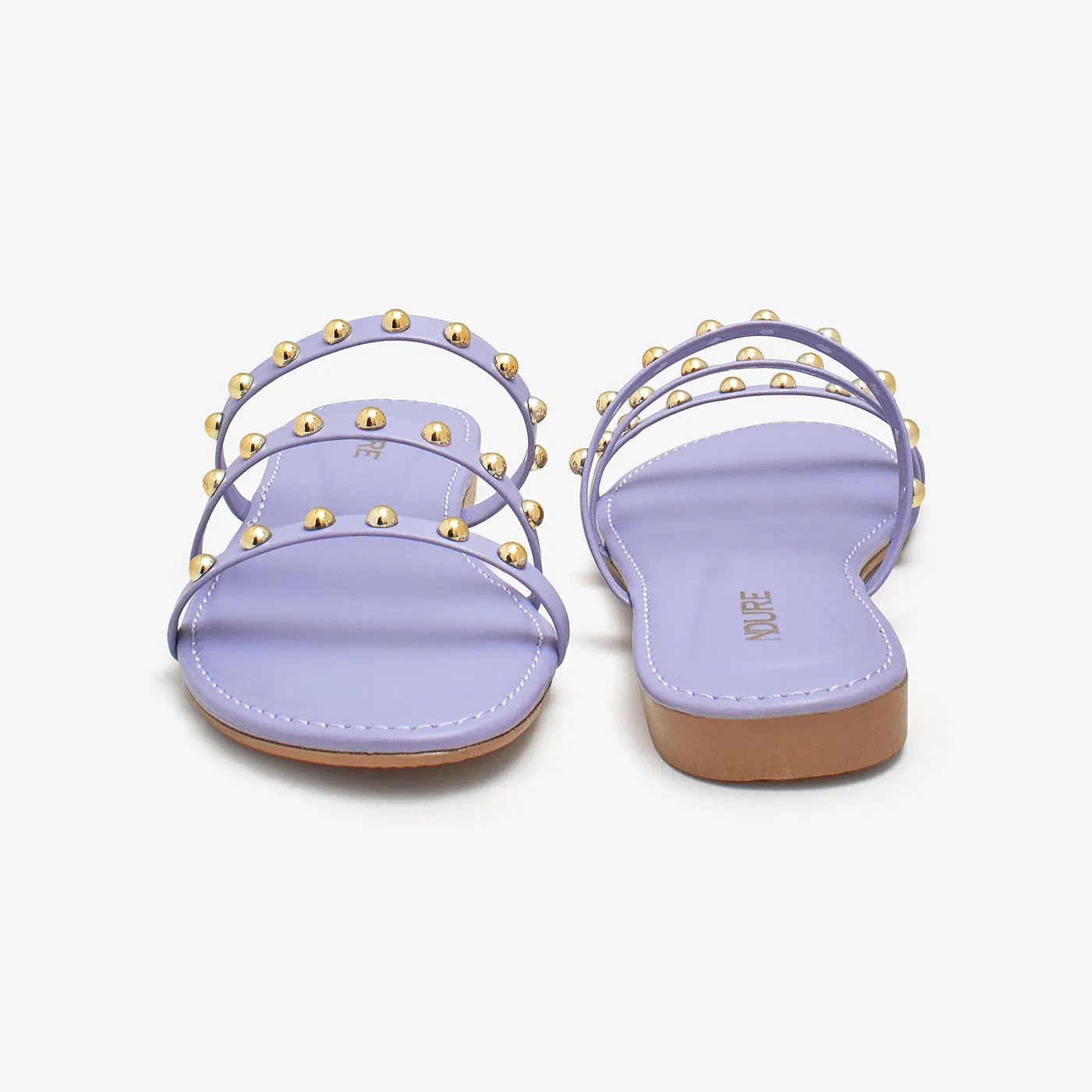 Women's Triple Strap Flats
