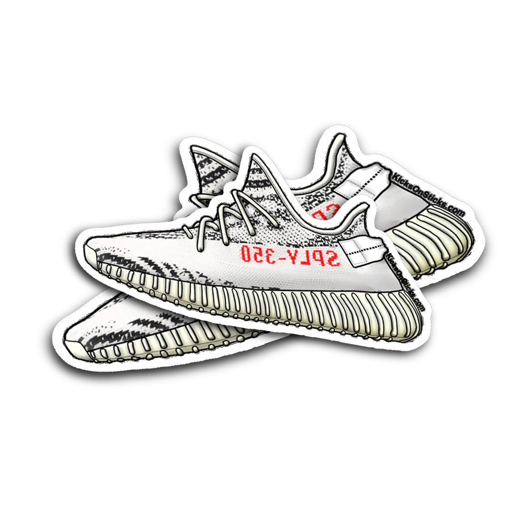 Yeezy 350 V2 "Zebra" Sneaker Sticker