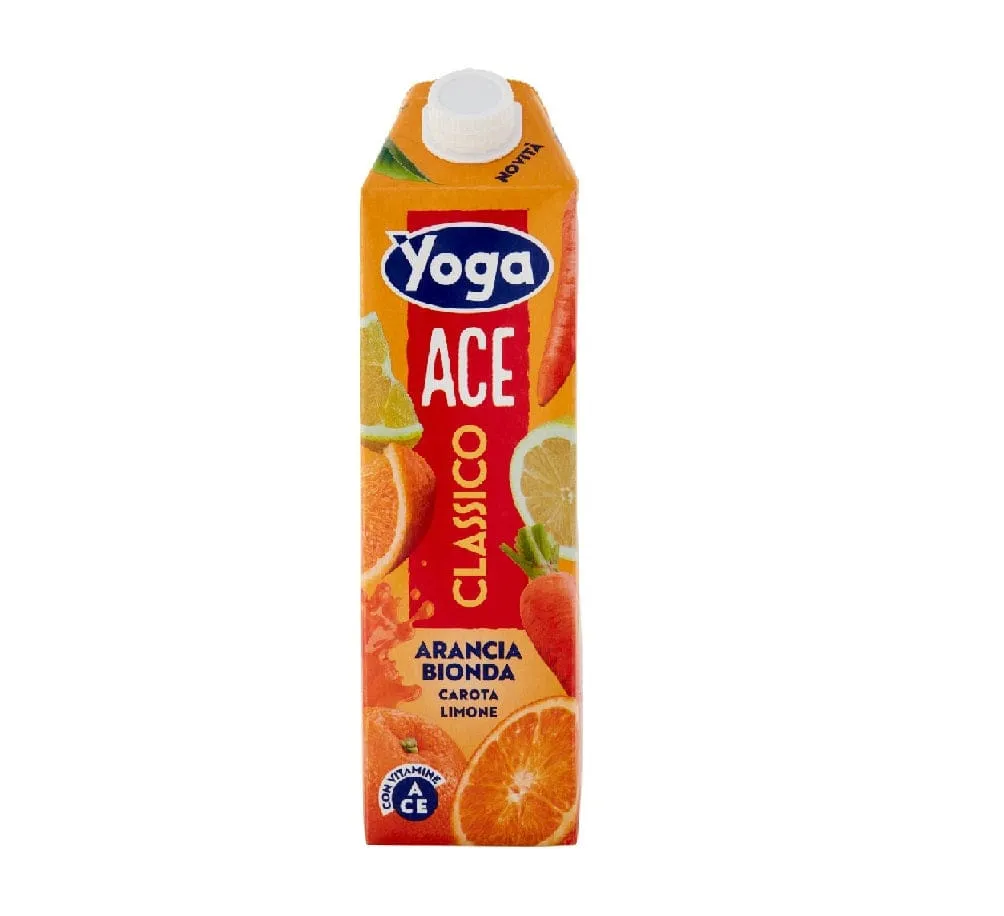 Yoga Nettare Ace Classico Orangen-Karotten-Zitronen-Nektar 6x1L